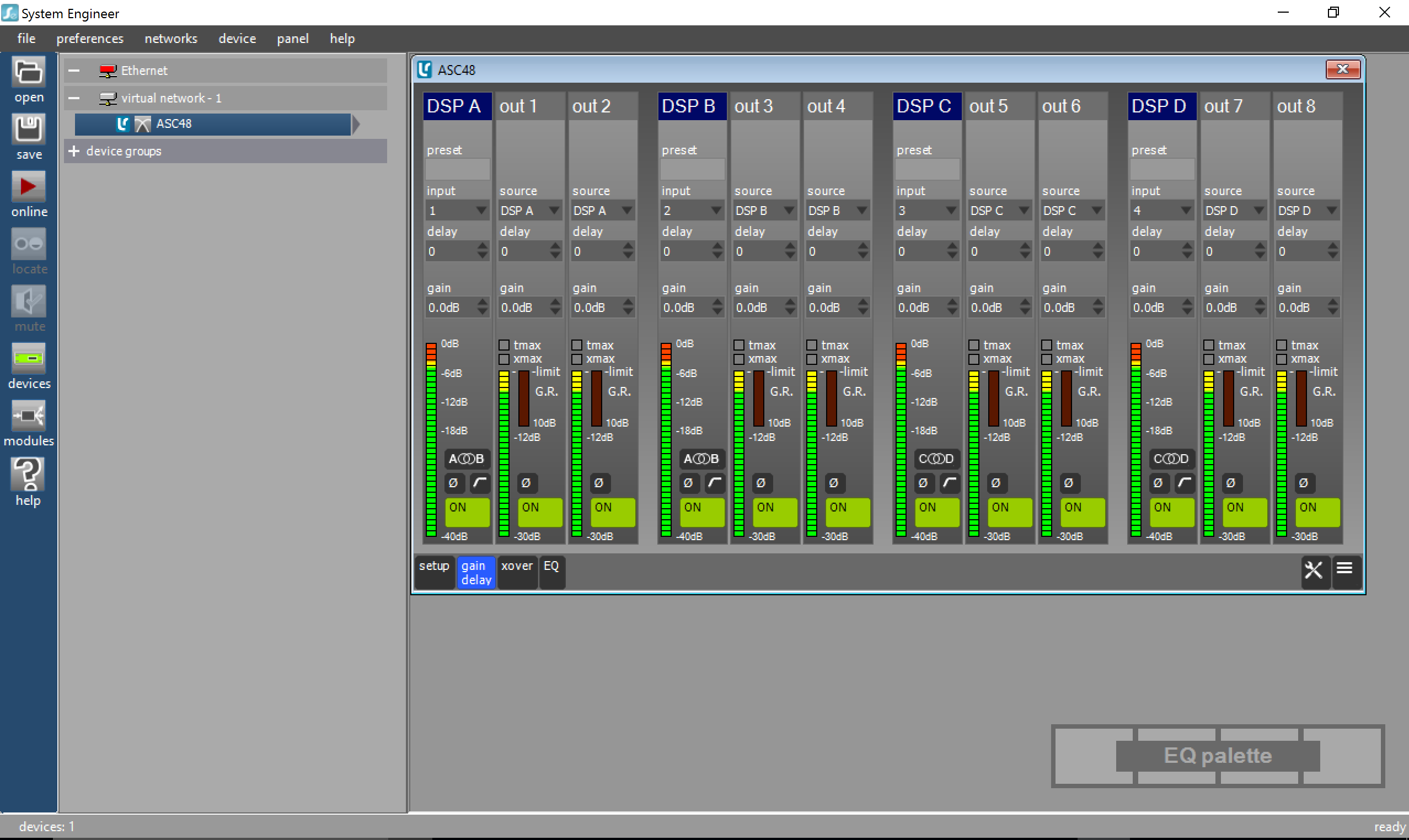 LINEAR RESEARCH -- System Engineer Software v7.00.07